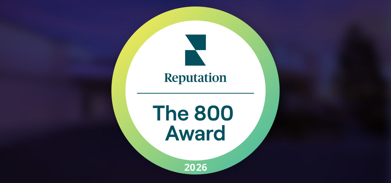 Reputation.com 800 Award Badge 2026